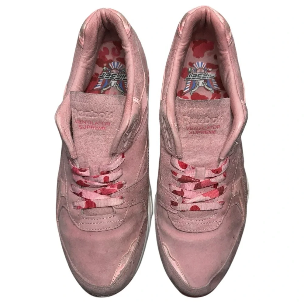 Reebok x Cam’ron Size 10 Pink Suede Camron Ventilator Supreme Fleebok 2 Sneakers